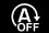 Discovery Sport auto stop/start off (white) symbol