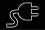 Discovery Sport charging status (white) symbol