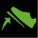Discovery Sport eco coach pedal pressed (green) symbol
