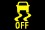 Discovery Sport dynamic stability control (dsc) off (yellow) symbol