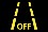 Discovery Sport lane keep assist (yellow) symbol